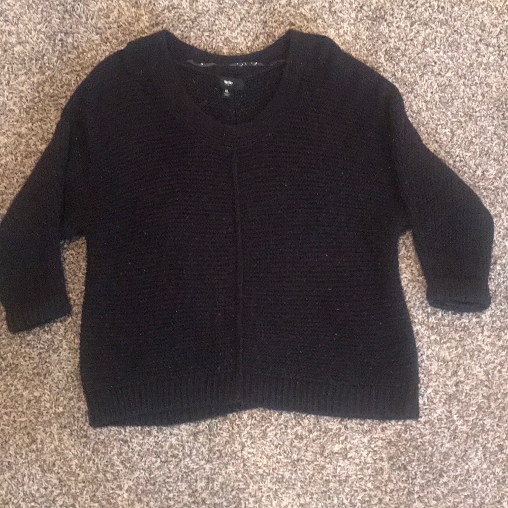 Black sweater by Mossimo.
